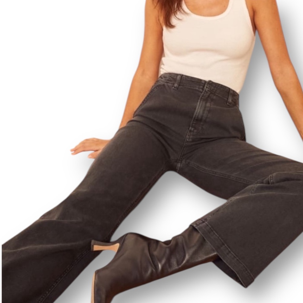 Reformation Lani Work Pant Black